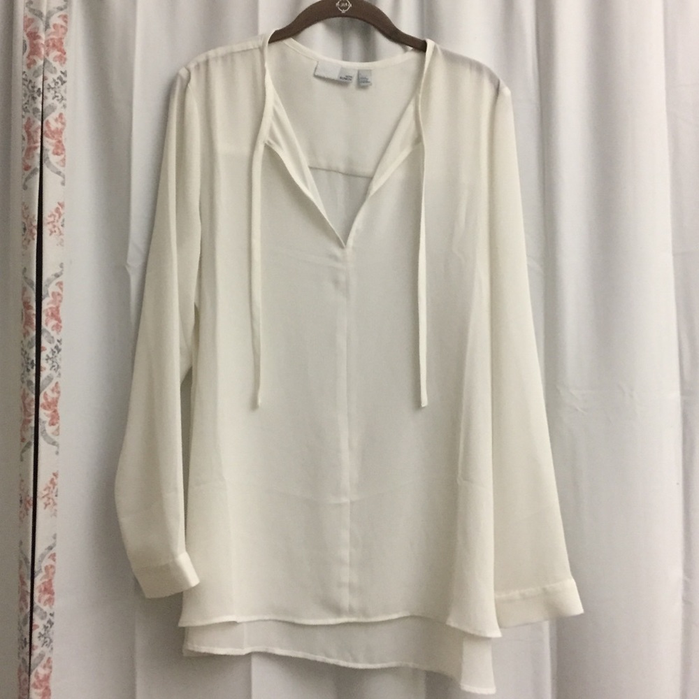 3/$25 14th and Union large white blouse